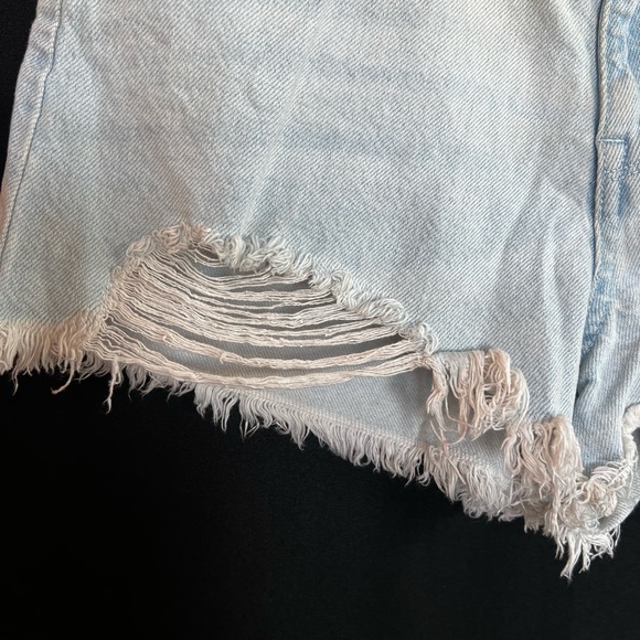 🩵 PacSun High Rise Festival Distressed Jean Shorts | Size 29 EUC - Picture 4 of 16